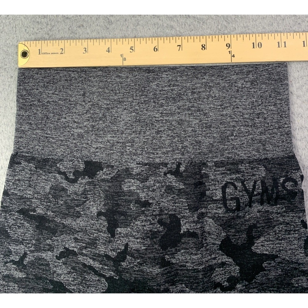 Gymshark Leggings Womens Size XSmall Gray Camo  Athletic Gym High Waisted - Picture 2 of 8